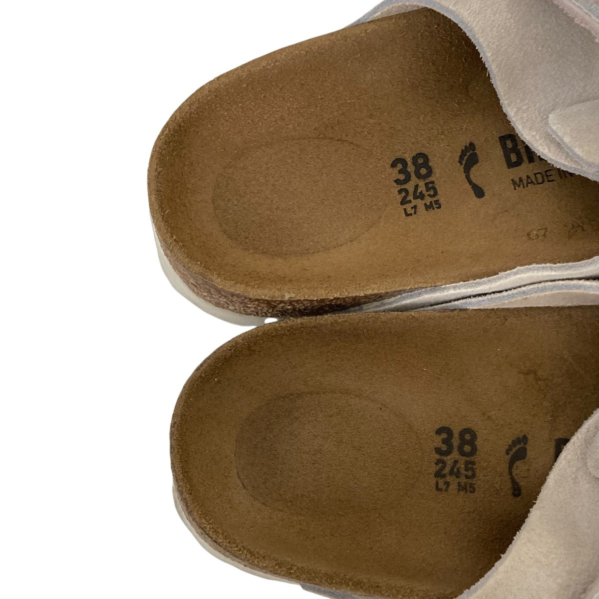 【中古】BIRKENSTOCK ベージュサンダル BIRKENSTOCK(ビルケンシュトック) Ujiサンダル ベージュ サイズ