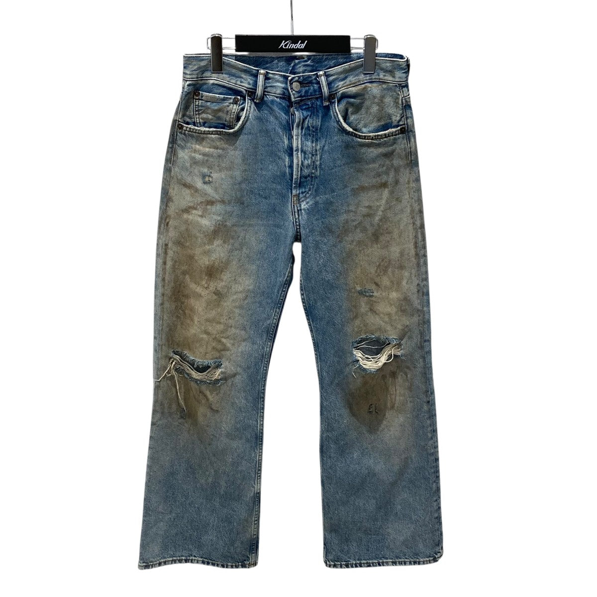 【未使用】ACNE STUDIOS デニムパンツ 25/32 イタリア製 ACNE STUDIOS アクネストゥディオズ FLEX SILVER VINT USED加工
