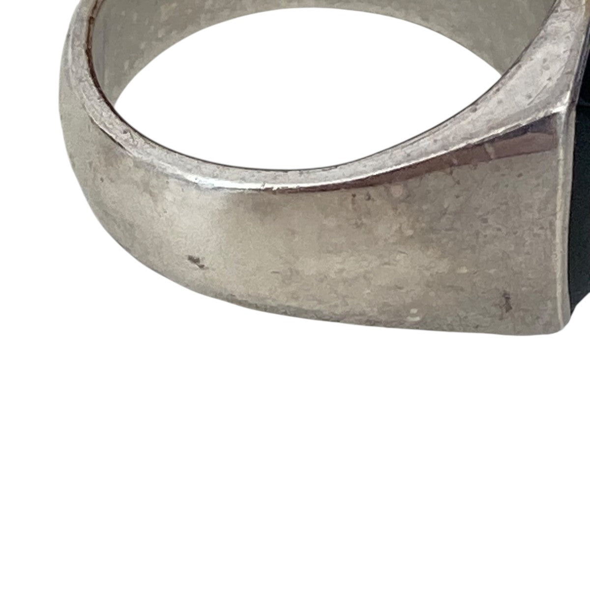 TOM WOOD(トムウッド) Kay Ring Black Larvikiteリング シルバー