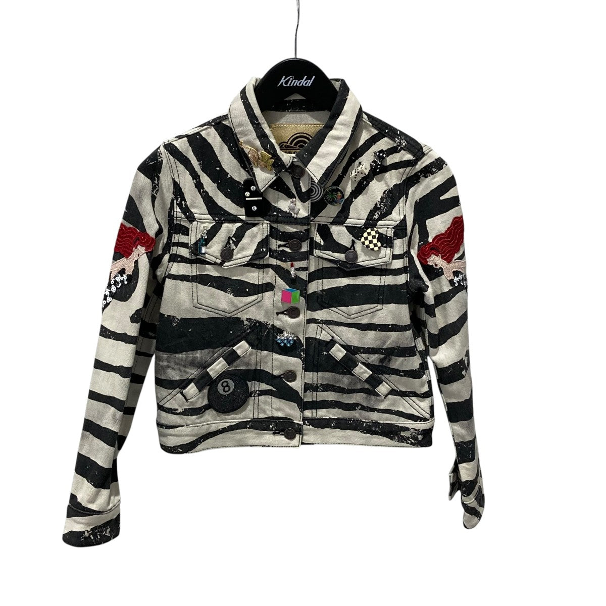 MARC JACOBS(マークジェイコブス) ピンバッチゼブラデニム