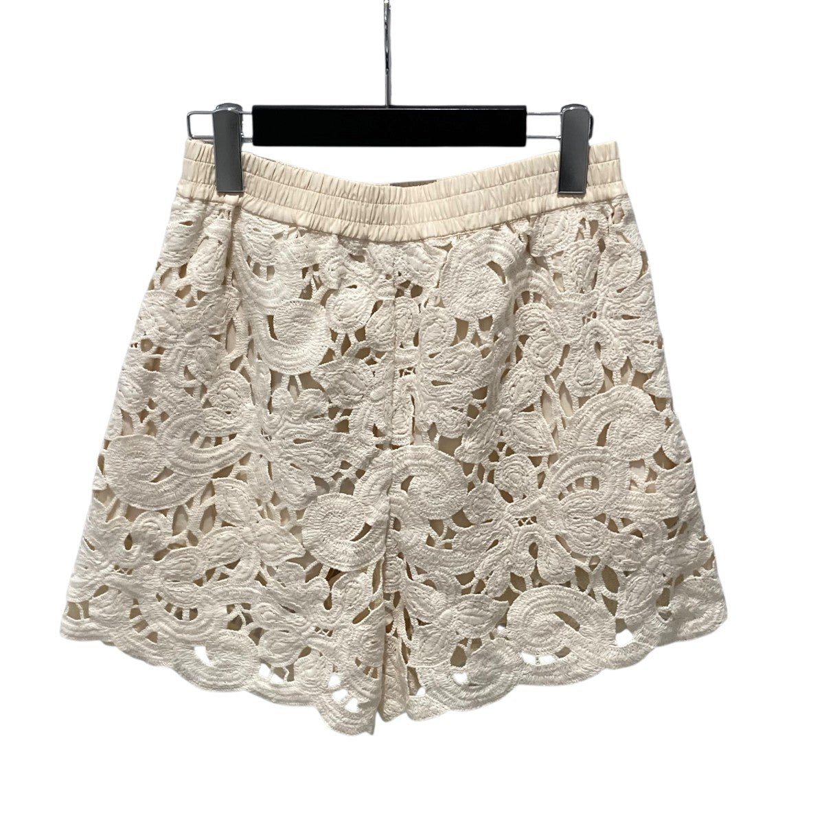 MONCLER Cotton shorts lace detailingショートパンツk10932b00018 古着・中古-2枚目のアイテム画像