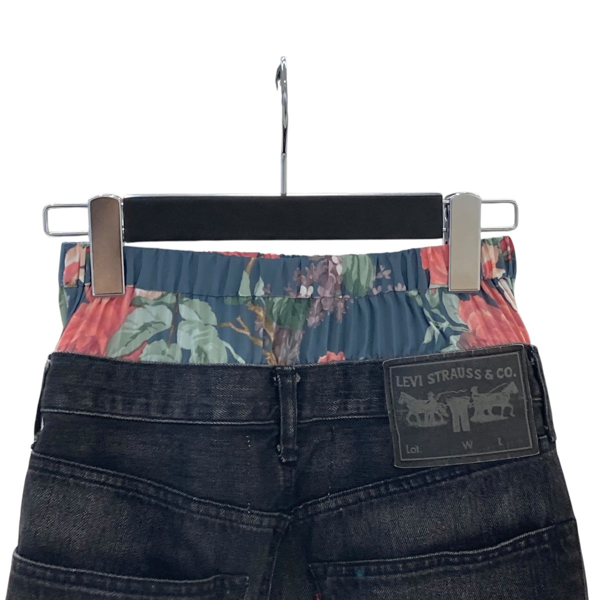 JUNYA WATANABE×LEVI'S 24SSフラワープリント ドッキングスカートJN