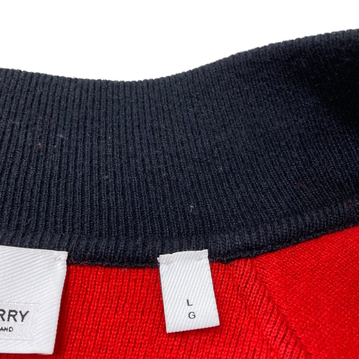 BURBERRY ジップアップニットジャケット8029404 古着・中古-5枚目のアイテム画像