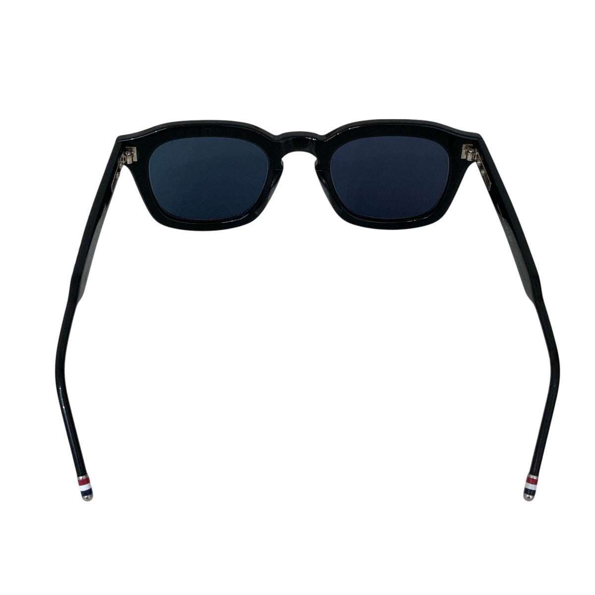 TOM BROWN スクエアサングラス ブラック/ホワイト Thom Browne Eyewear TB711 スクエアフレーム サングラス