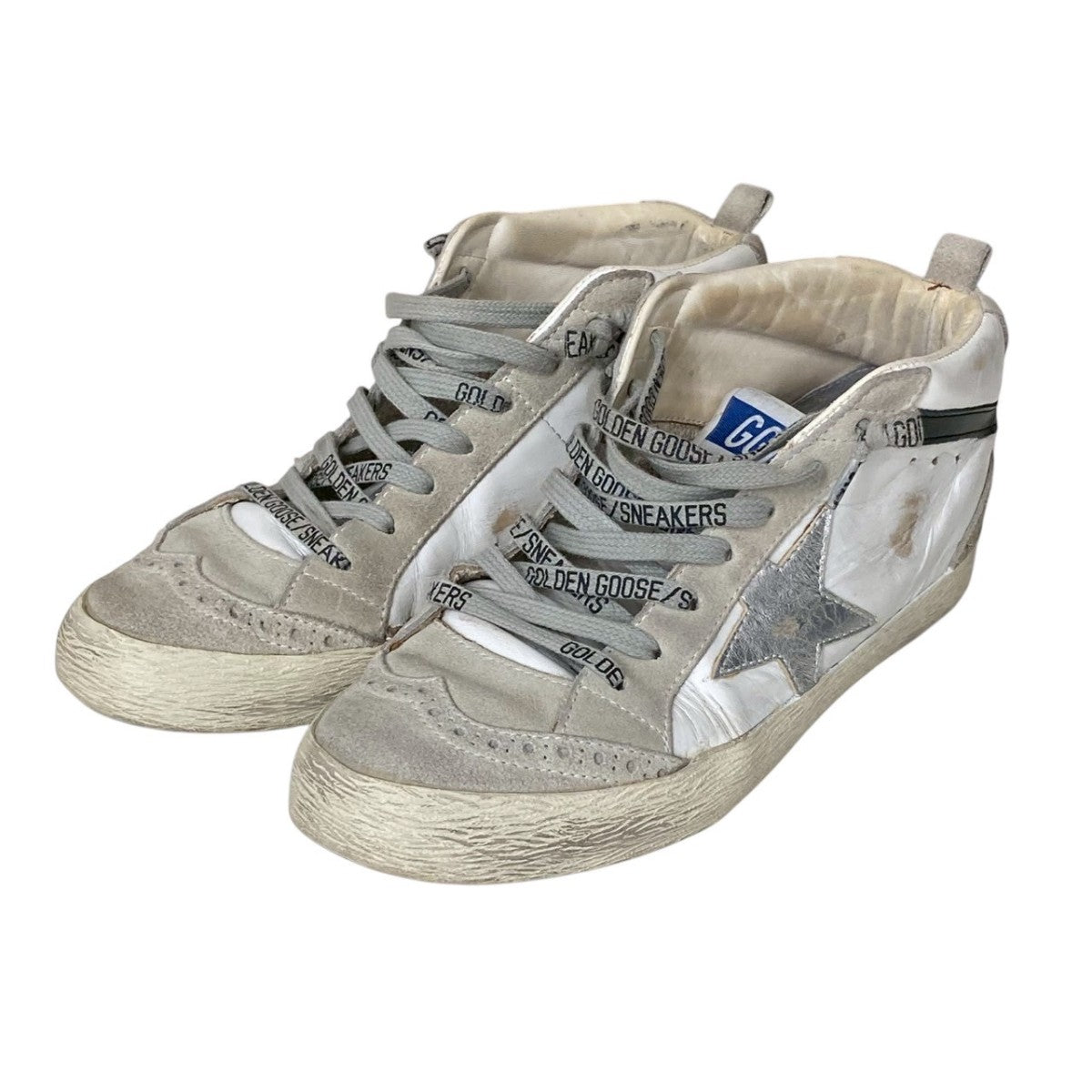 GOLDEN GOOSE(ゴールデングース) MID STARスニーカー ホワイト サイズ