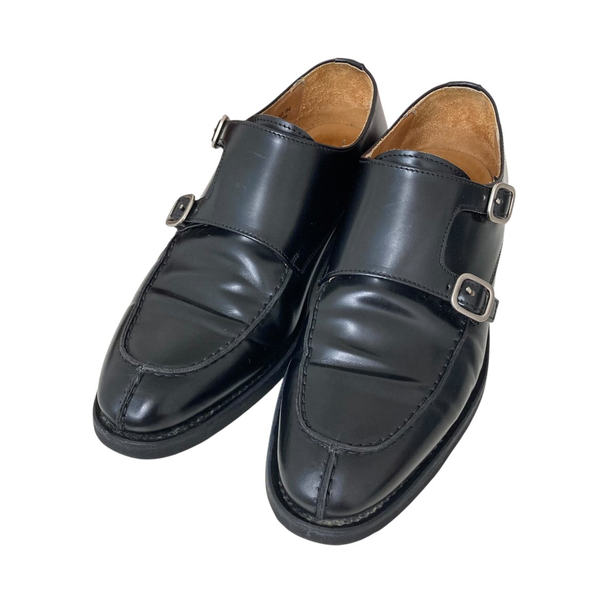 ダブルモンクストラップレザーシューズ3143ROML