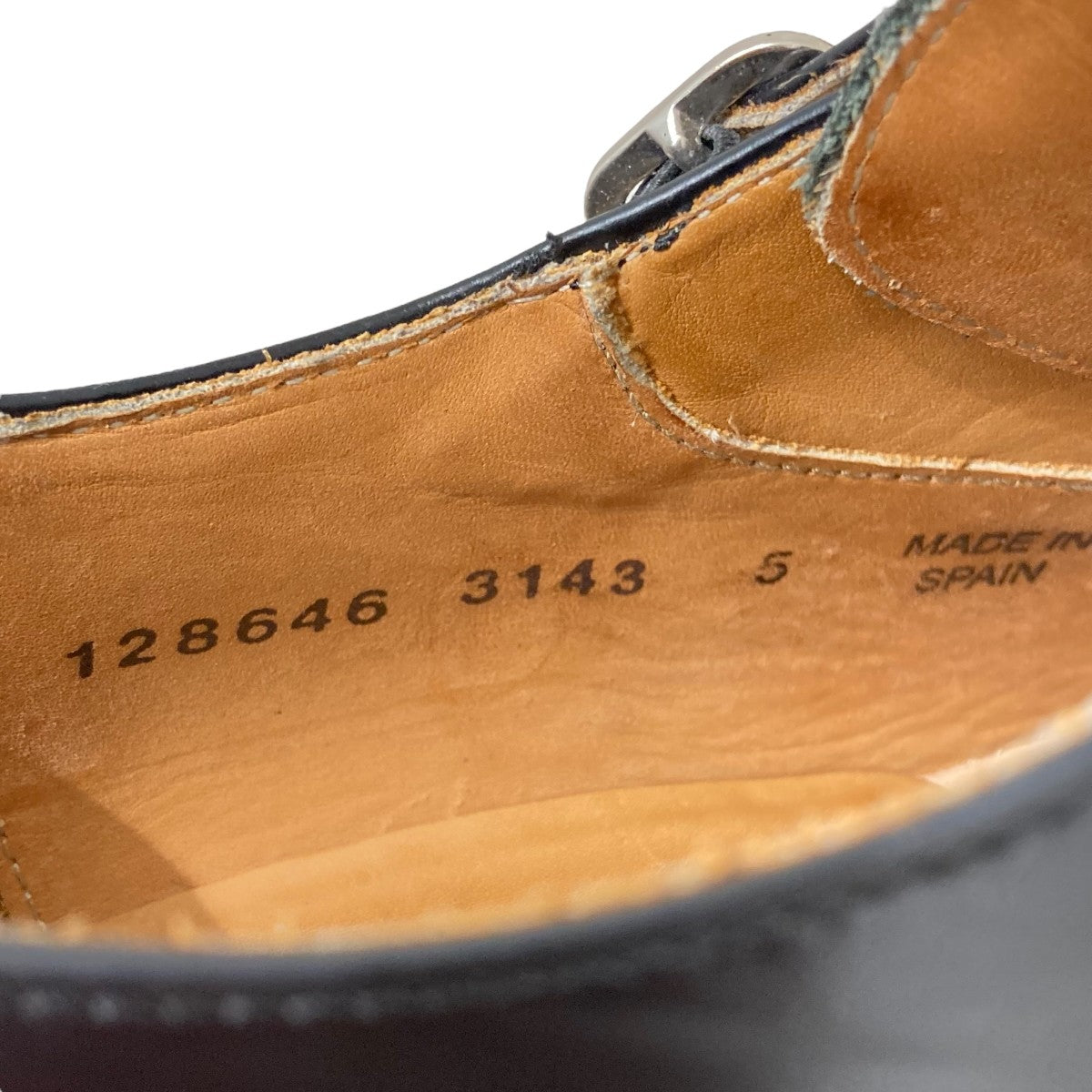 ダブルモンクストラップレザーシューズ3143ROML