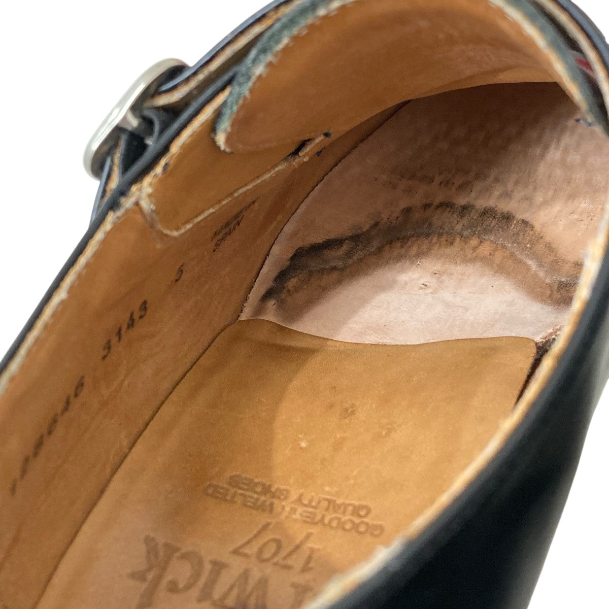 ダブルモンクストラップレザーシューズ3143ROML