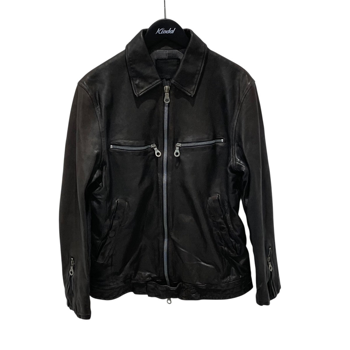 ISAMU KATAYAMA BACKLASH ballet シングルライダース ISAMU KATAYAMA BACKLASH - ジャパンカーフ タンニン鞣し 製品