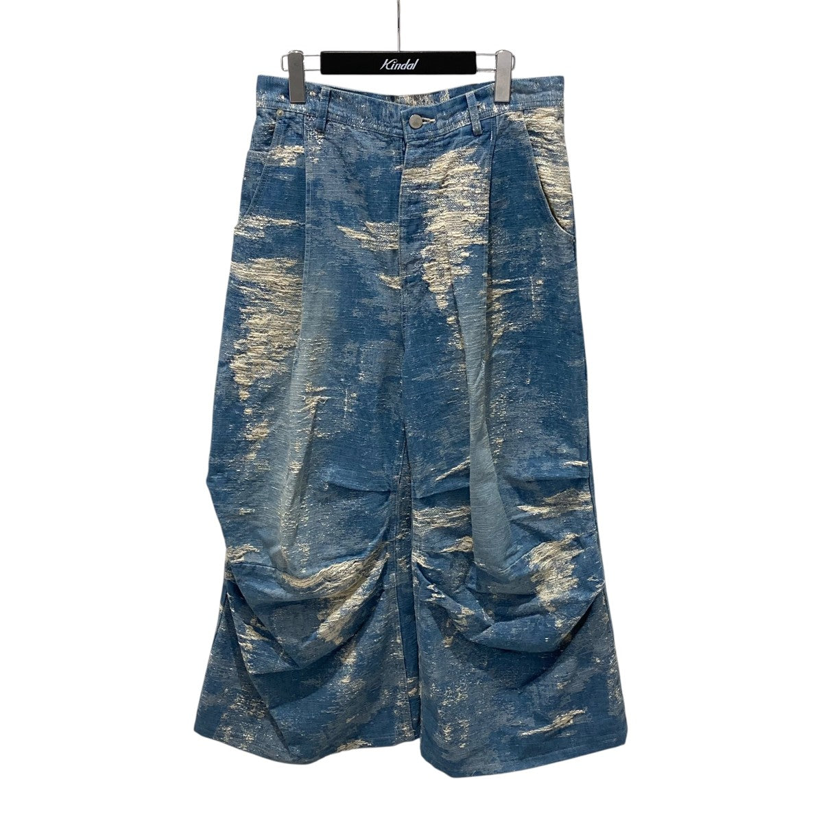 新品シーオール24ss 2tuck pants indigo シルクワイドパンツ ベーシックワイドデニムパンツ | ファッション通販サイト NUGU