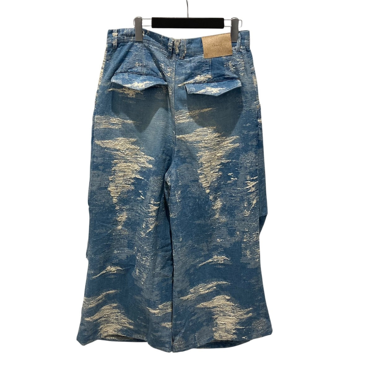 パンツ taakk WIDE DENIM PANTS / IND BLEACH 24ss TAAKK - 【ラスト1点】 WIDE DENIM PANTS / ワイドデニムパンツ