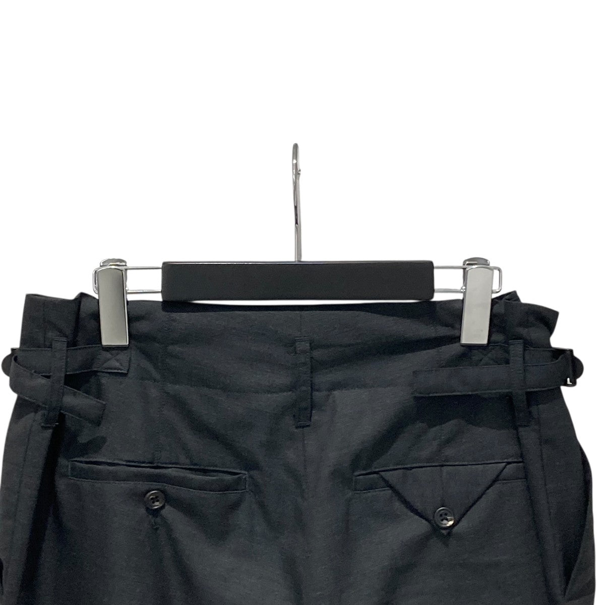 ANCELLM アンセルム　WOOL DAMAGE WIDE SLACKS WOOL DAMAGE WIDE SLACKS ANC-PT47-A - ANCELLM アンセルム