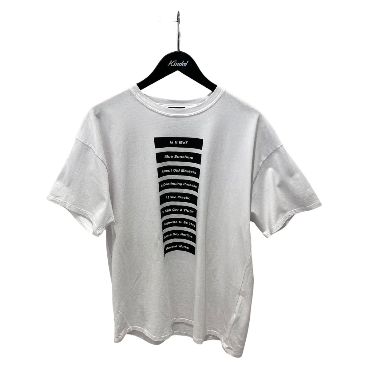 RAF SIMONS WORDINGプリントTシャツ 古着・中古-1枚目のアイテム画像