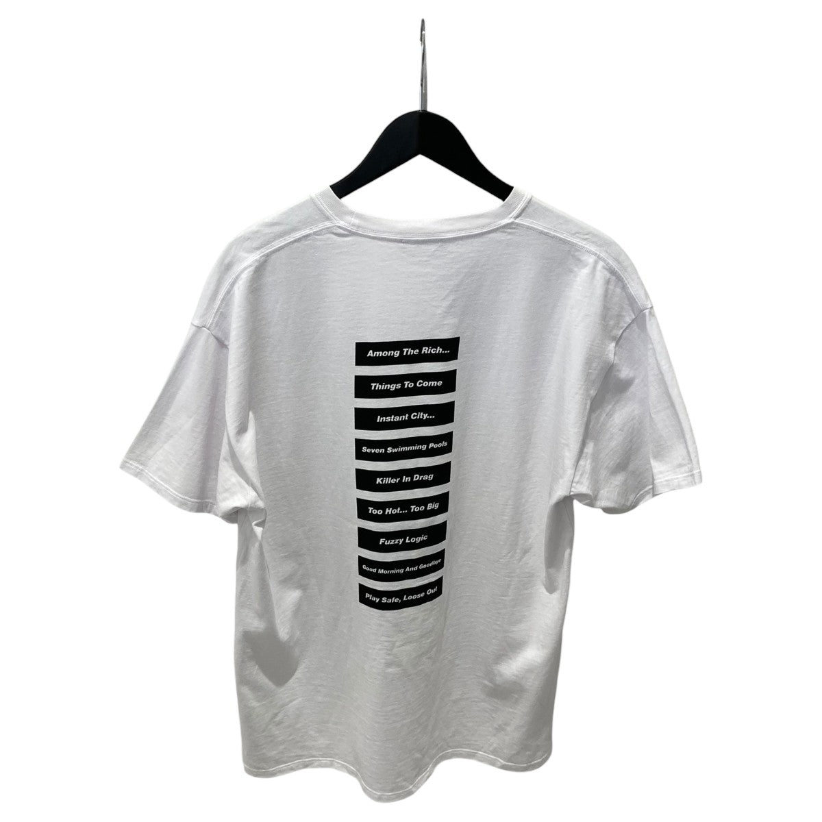 RAF SIMONS WORDINGプリントTシャツ 古着・中古-2枚目のアイテム画像