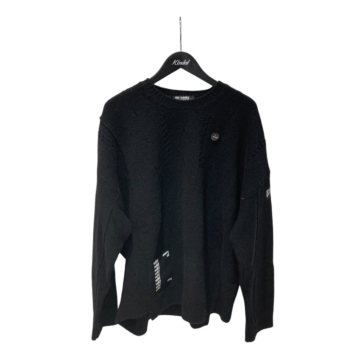 RAF SIMONS ダークグレー セーター RAF SIMONS(ラフシモンズ) 21SSセーター ブラック サイズ XS｜【公式