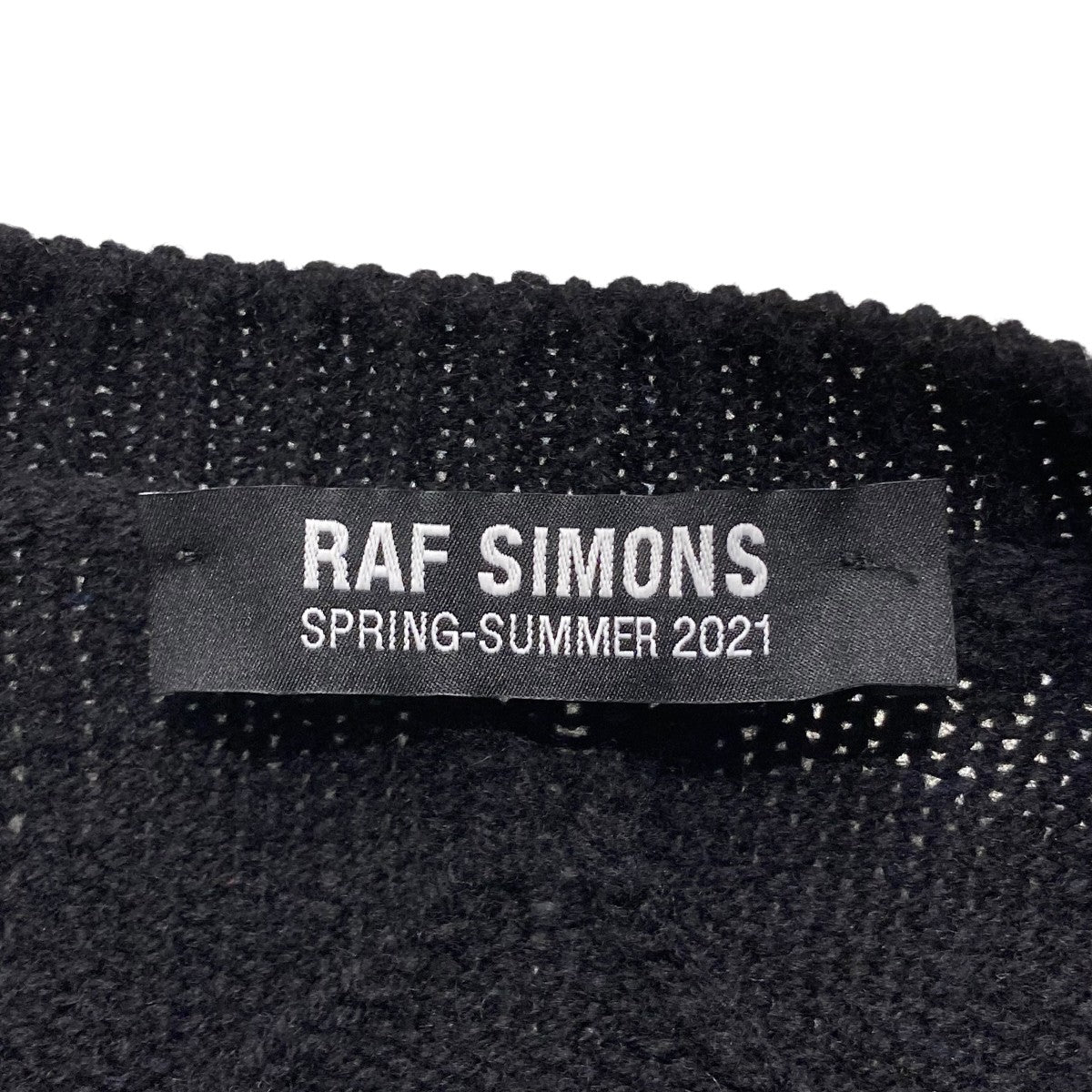 RAF SIMONS(ラフシモンズ) 21SSセーター ブラック サイズ XS｜【公式