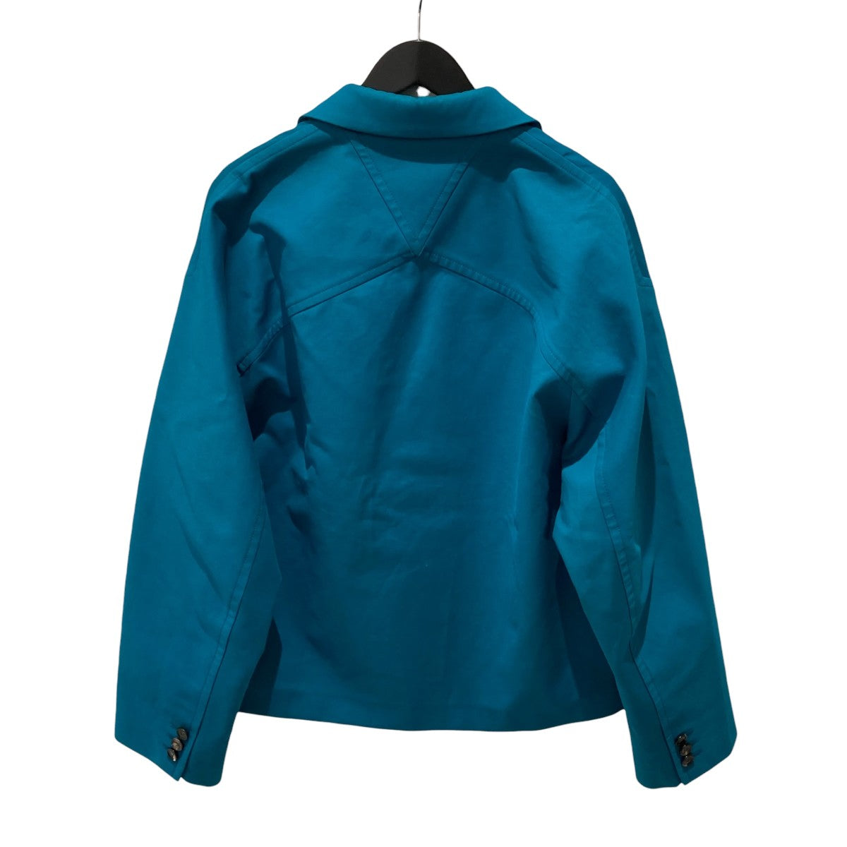 ボッテガヴェネタ 23AW サイズ44 ダブル ジャケット カーブシェイプ BOTTEGA VENETA ボッテガヴェネタ 22AW Bonded Wool Zip Up Jacket