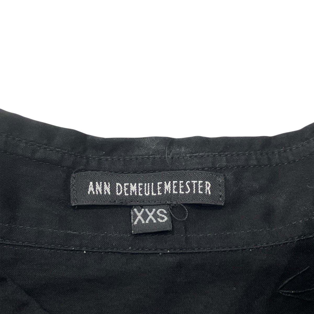 ANN DEMEULEMEESTER(アンドゥムルメステール) 長袖シャツ ブラック