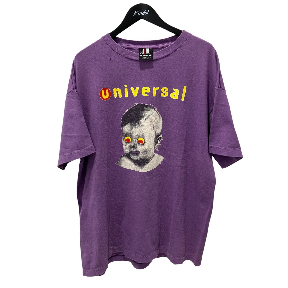 SAINT MICHAEL SS TEE UNIVERSALプリントTシャツSM-YS8-0000-014 古着・中古-1枚目のアイテム画像