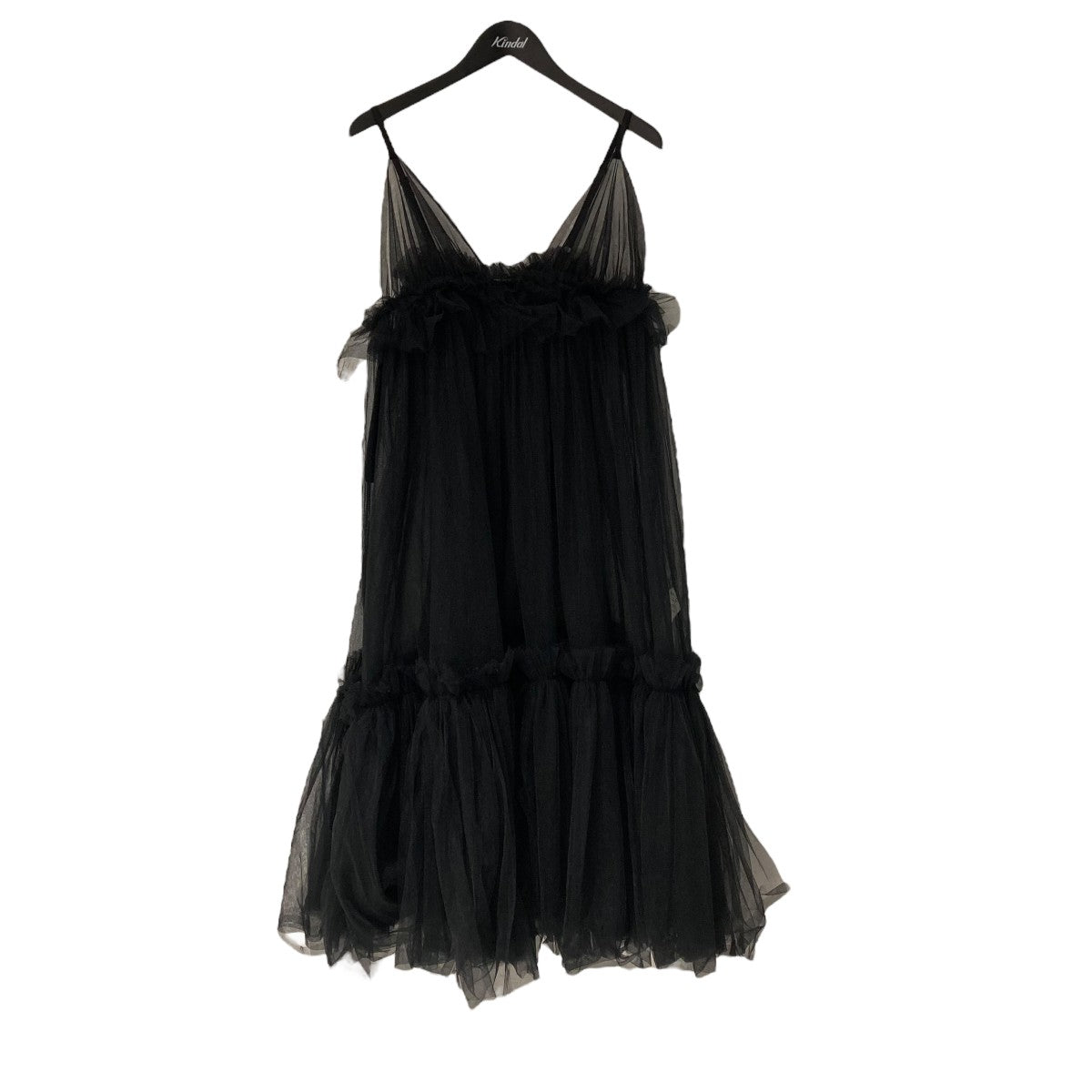 VIVIANO(ヴィヴィアーノ) チュールワンピースVS-TB03 VS-TB03 ブラック