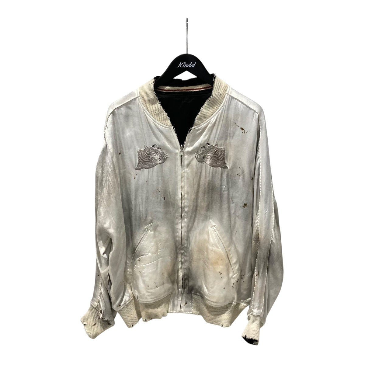 DAIRIKU(ダイリク) 葛飾北斎スカジャン24SS J-16 24SS J-16 ホワイト