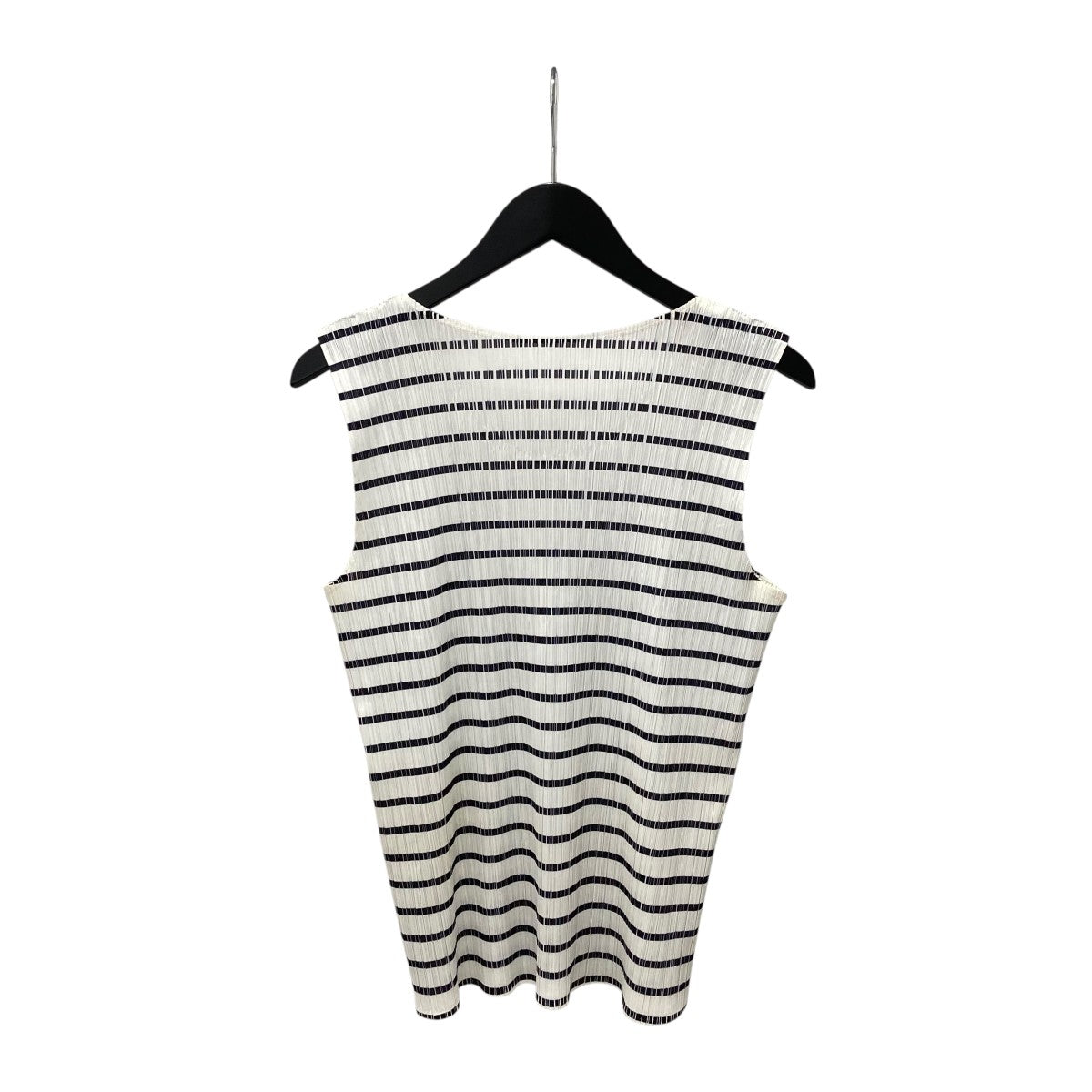 【プリーツプリーズ】ドット　ボーダー　ノースリーブ　ワンピース　サイズ3 PLEATS PLEASE ISSEY MIYAKE / プリーツプリーズイッセイミヤケ
