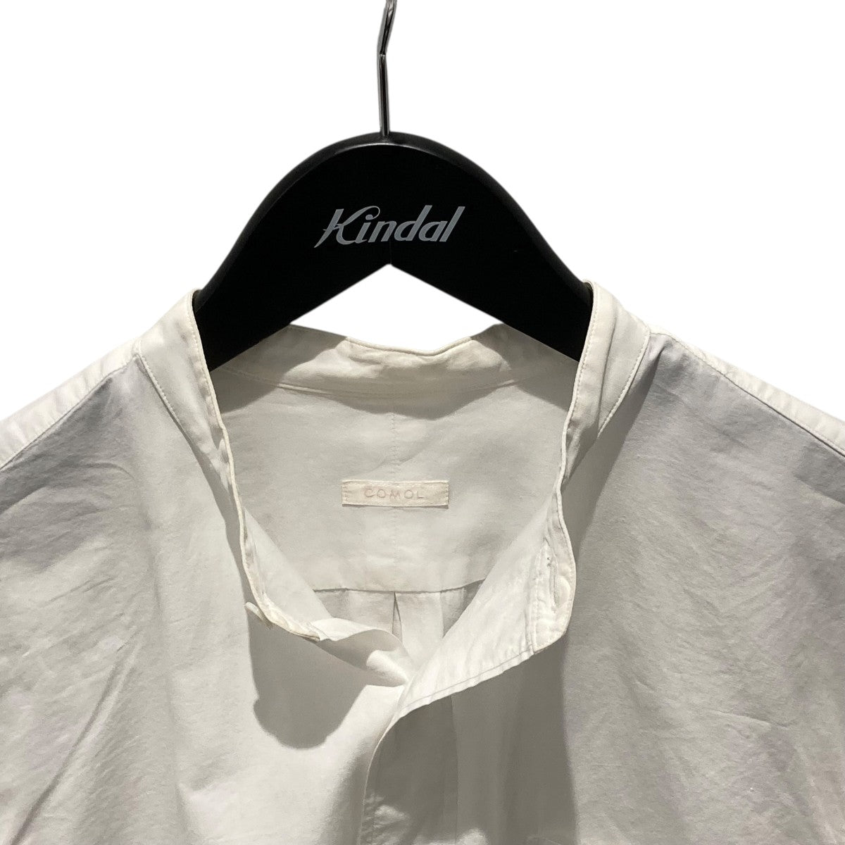 COMOLI(コモリ) バンドカラーシャツ15S-02002 15S-02002 ホワイト