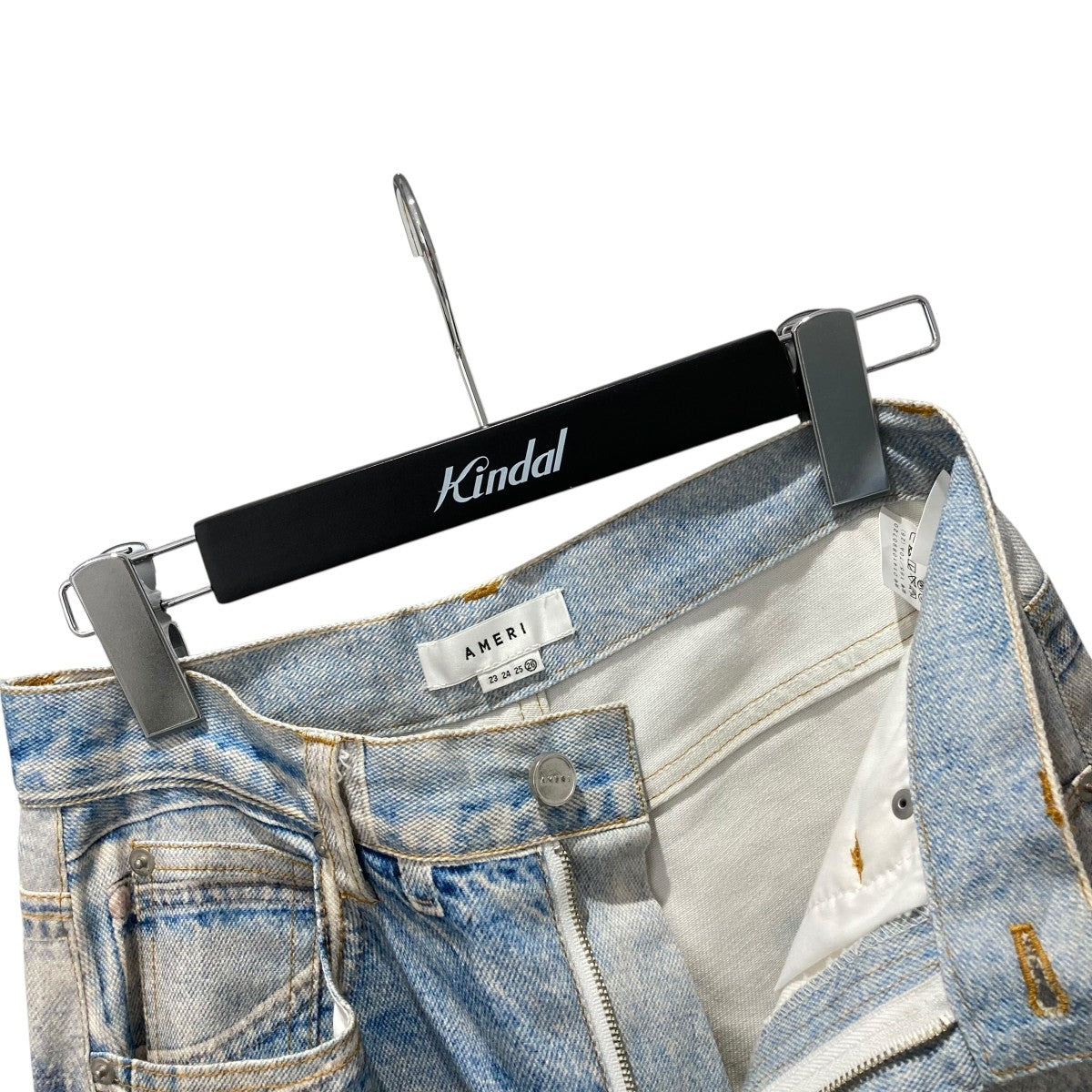 TROMPE L′OEIL DENIM PANTS ameri vintage AMERI(アメリ) TROMPE L'OEIL DENIM PANTS 転写プリントデニムパンツ