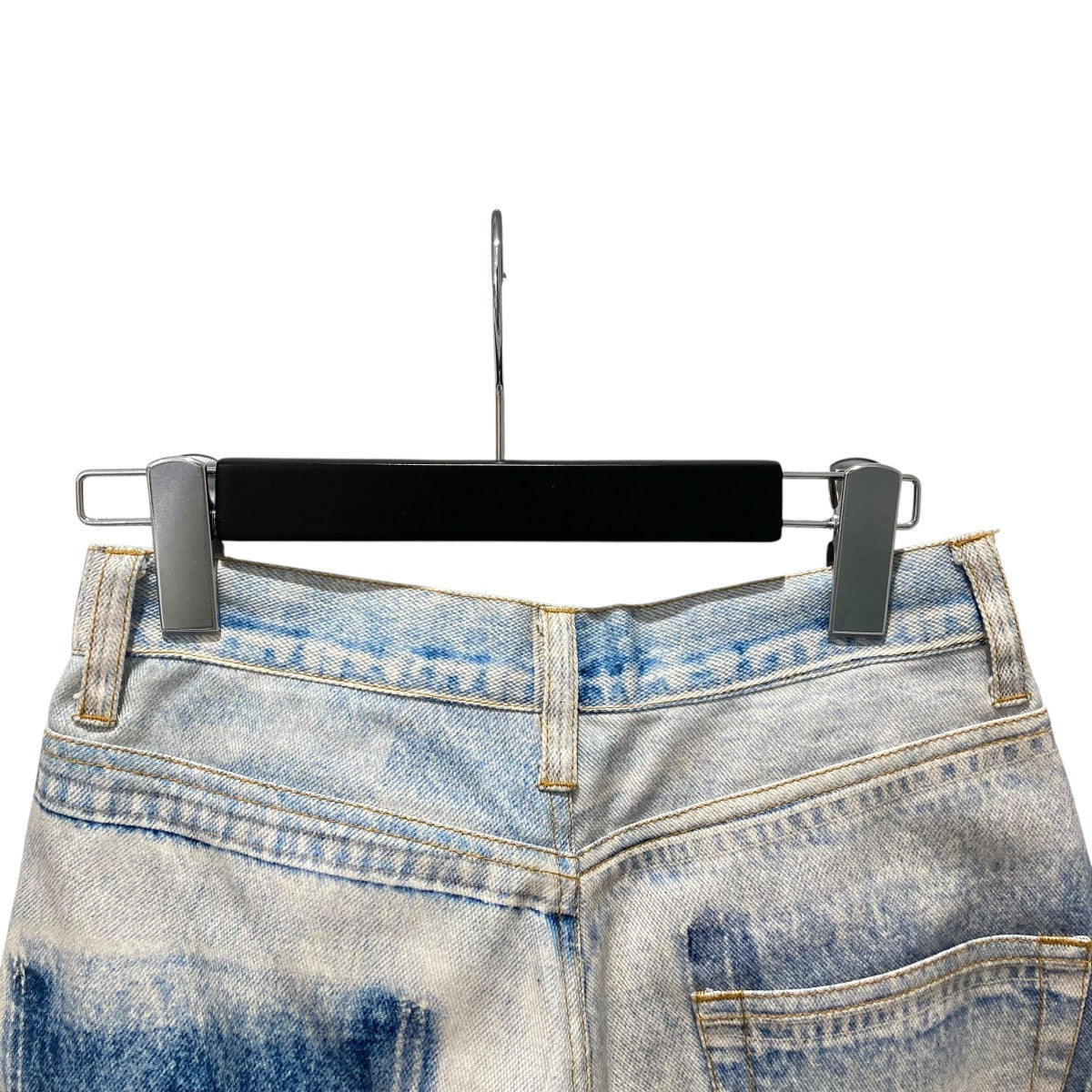 AMERI(アメリ) TROMPE L'OEIL DENIM PANTS 転写プリントデニムパンツ