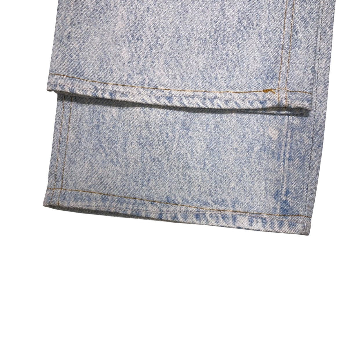 AMERI(アメリ) TROMPE L'OEIL DENIM PANTS 転写プリントデニムパンツ