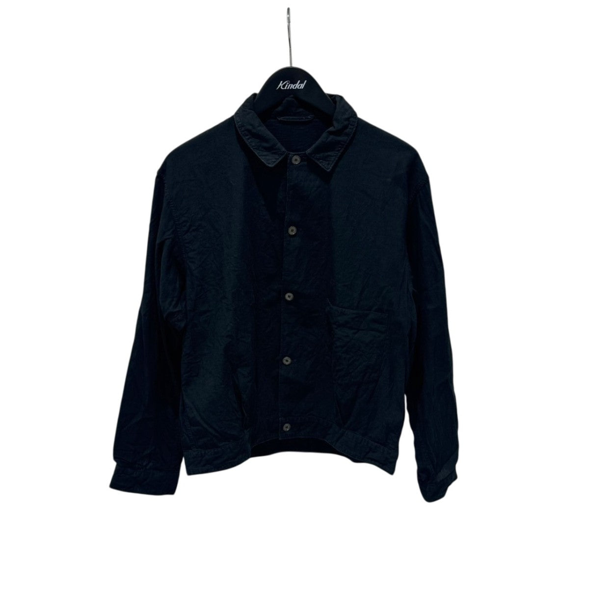 最終値下げ‼︎ comoli ベタシャンブルゾンシャツジャケットsize2ブラック COMOLI(コモリ) ベタシャン ブルゾン長袖シャツp01-01015 p01