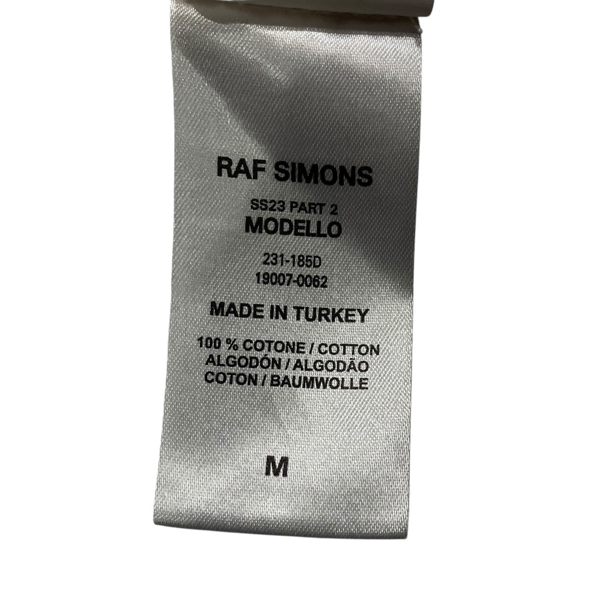 RAF SIMONS philippe vandenbergノースリーブカットソー231-185D 古着・中古-6枚目のアイテム画像