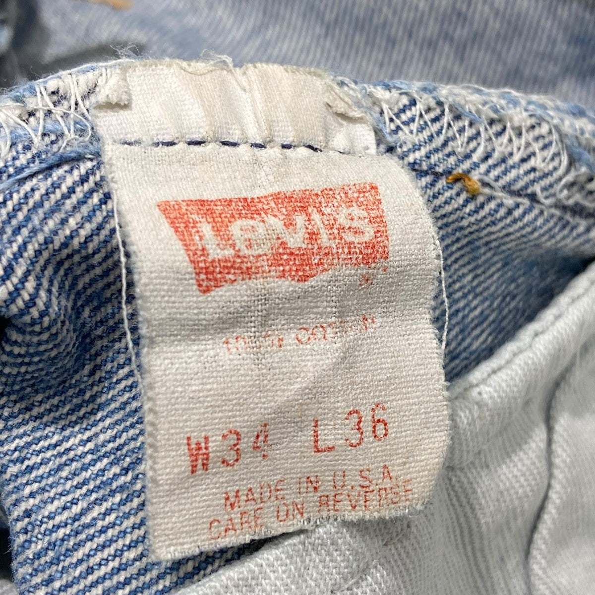LEVI'S(リーバイス) 90s 501 USA製 ボタン裏520デニムパンツ ブルー