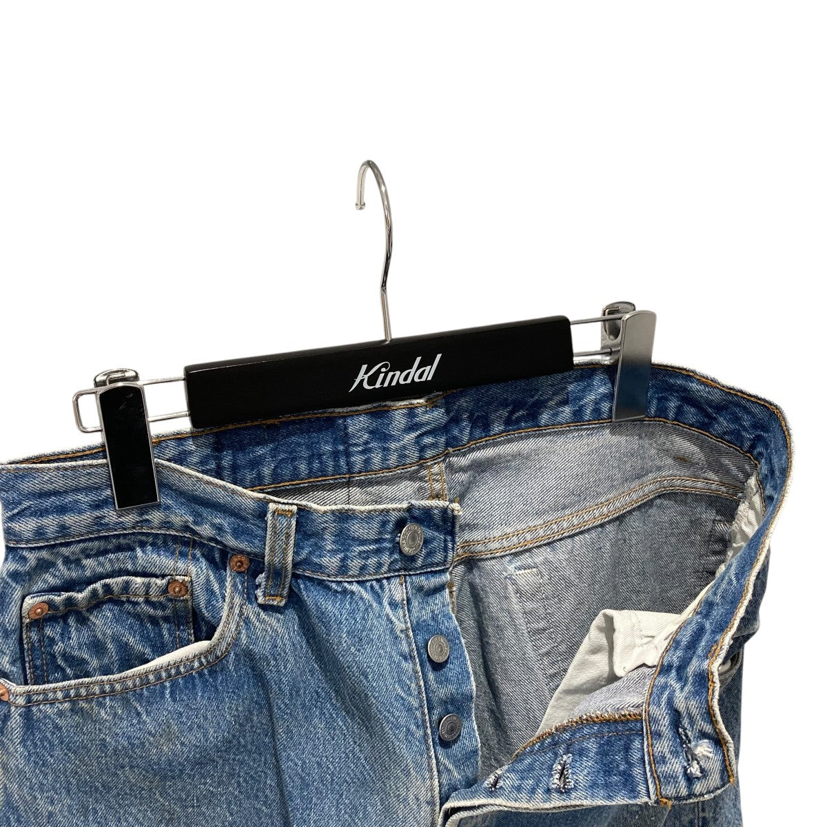 Levi’s / 90s/501/USA製/ボトム/30/デニム/濃紺/ボタン裏353/ヴィンテージ LEVI'S(リーバイス) 90s 501 USA製 ボタン裏520デニムパンツ ブルー