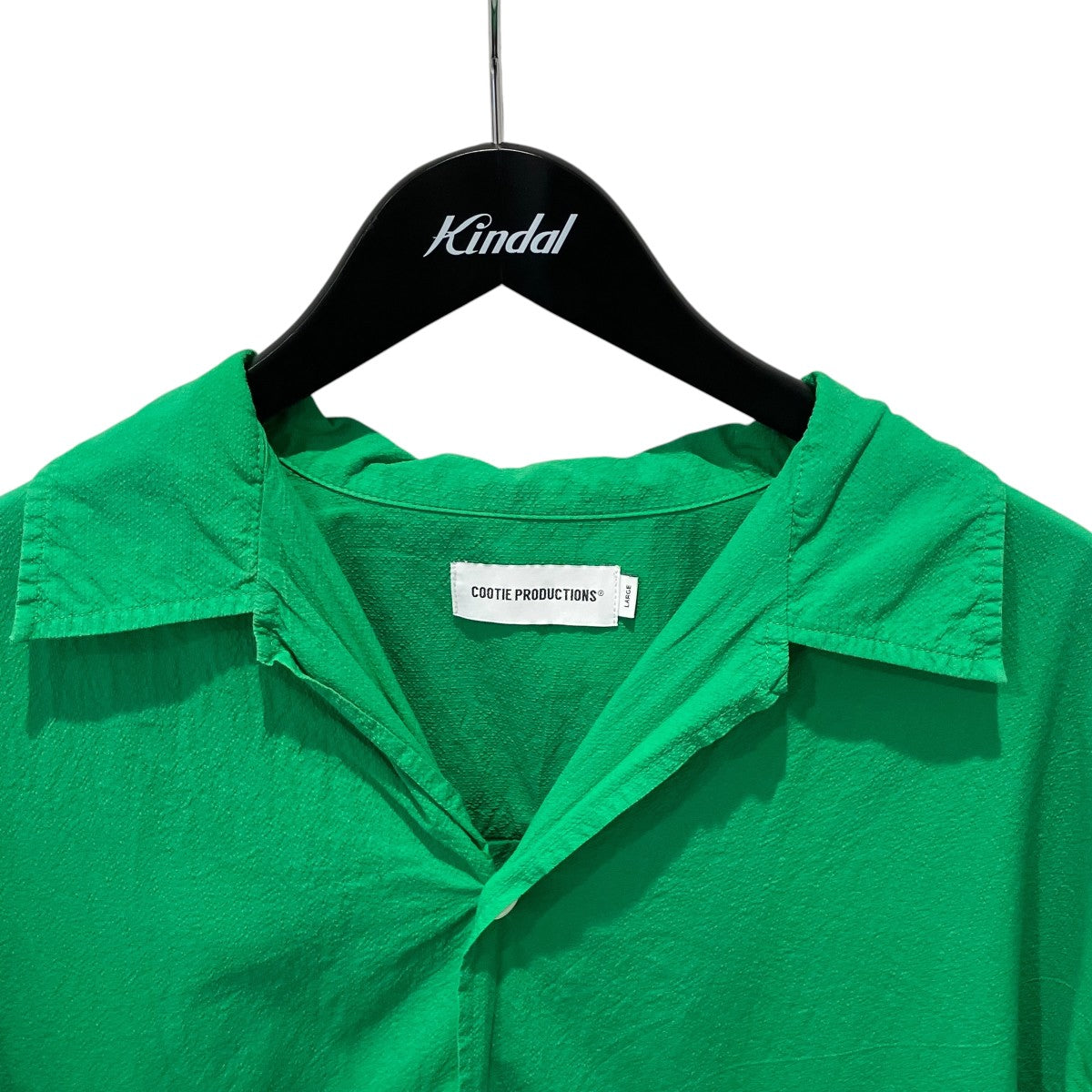Finx Cotton Cordlane Open Collar S／S Shirt半袖シャツ