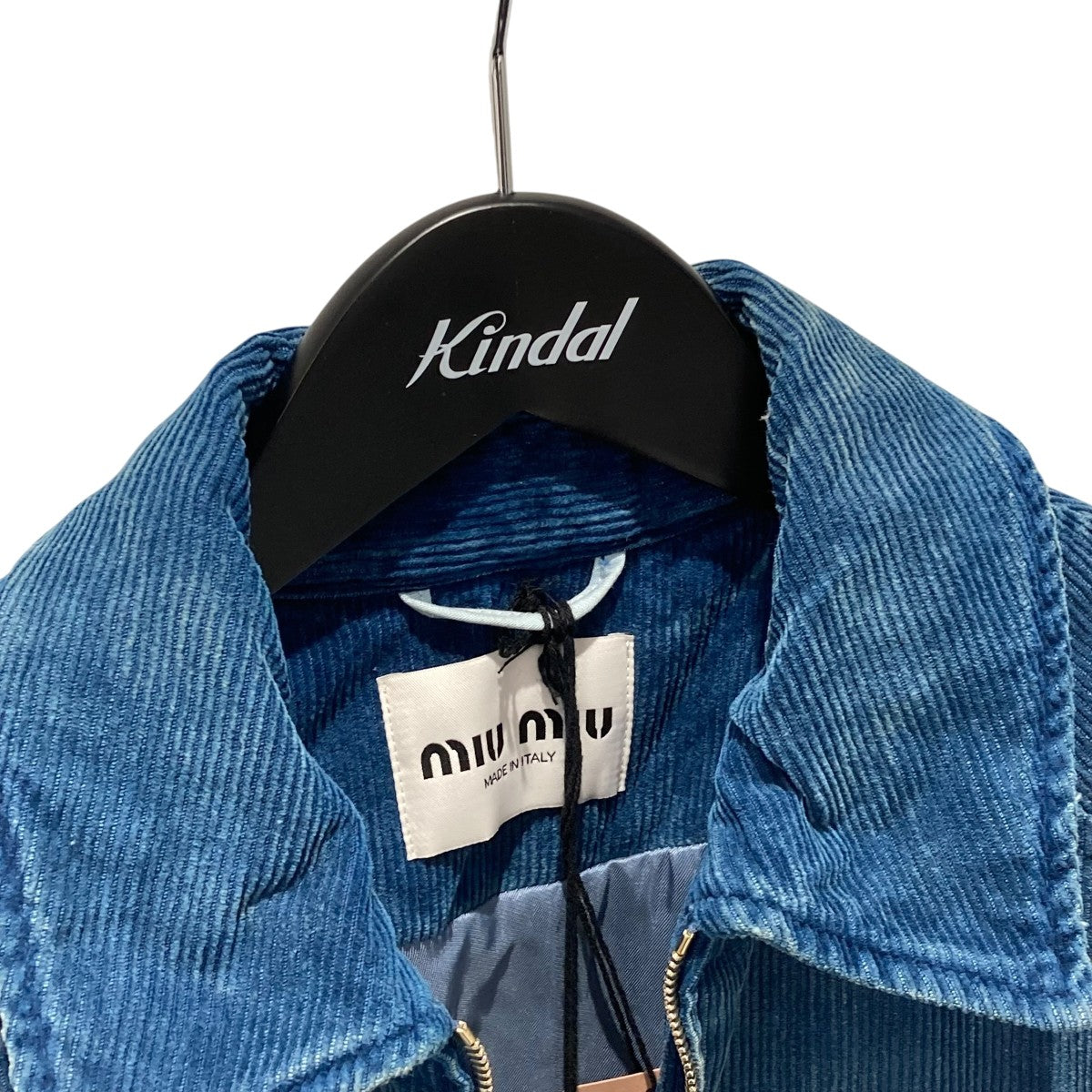 MIU MIU Washed corduroy blouson jacketコーデュロイジャケットML1152 古着・中古-3枚目のアイテム画像