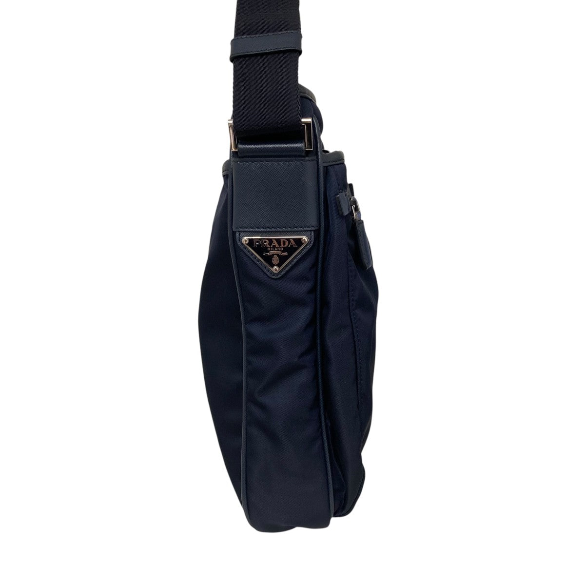 PRADA ネイビー メッセンジャーバッグ PRADA(プラダ) TESSUTO メッセンジャーバッグショルダーバッグ