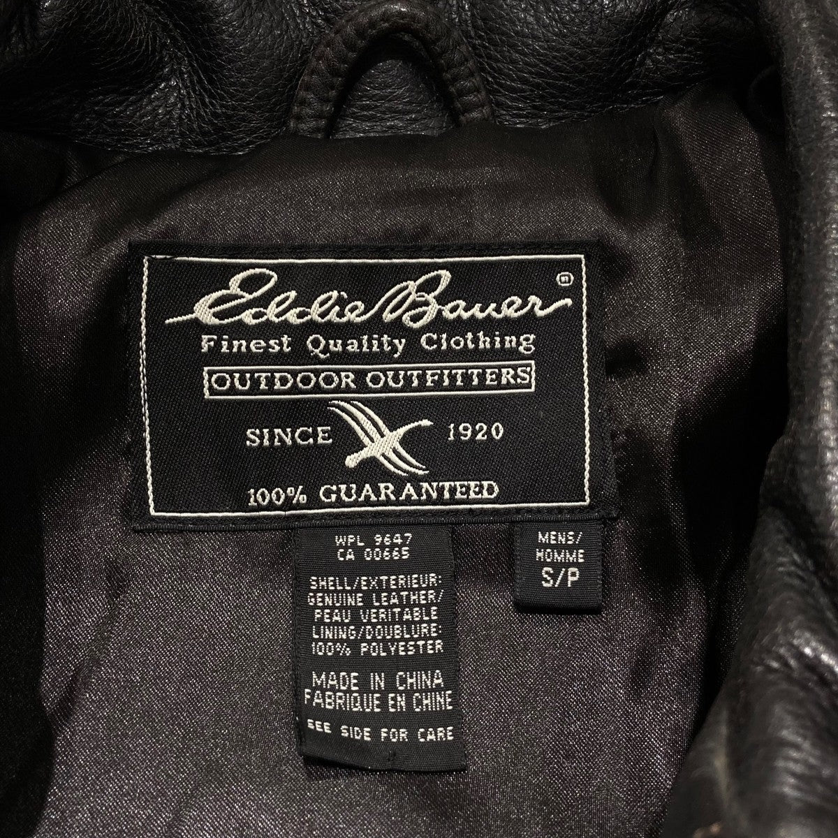 Eddie Bauer(エディーバウアー) 90sシングルレザージャケット