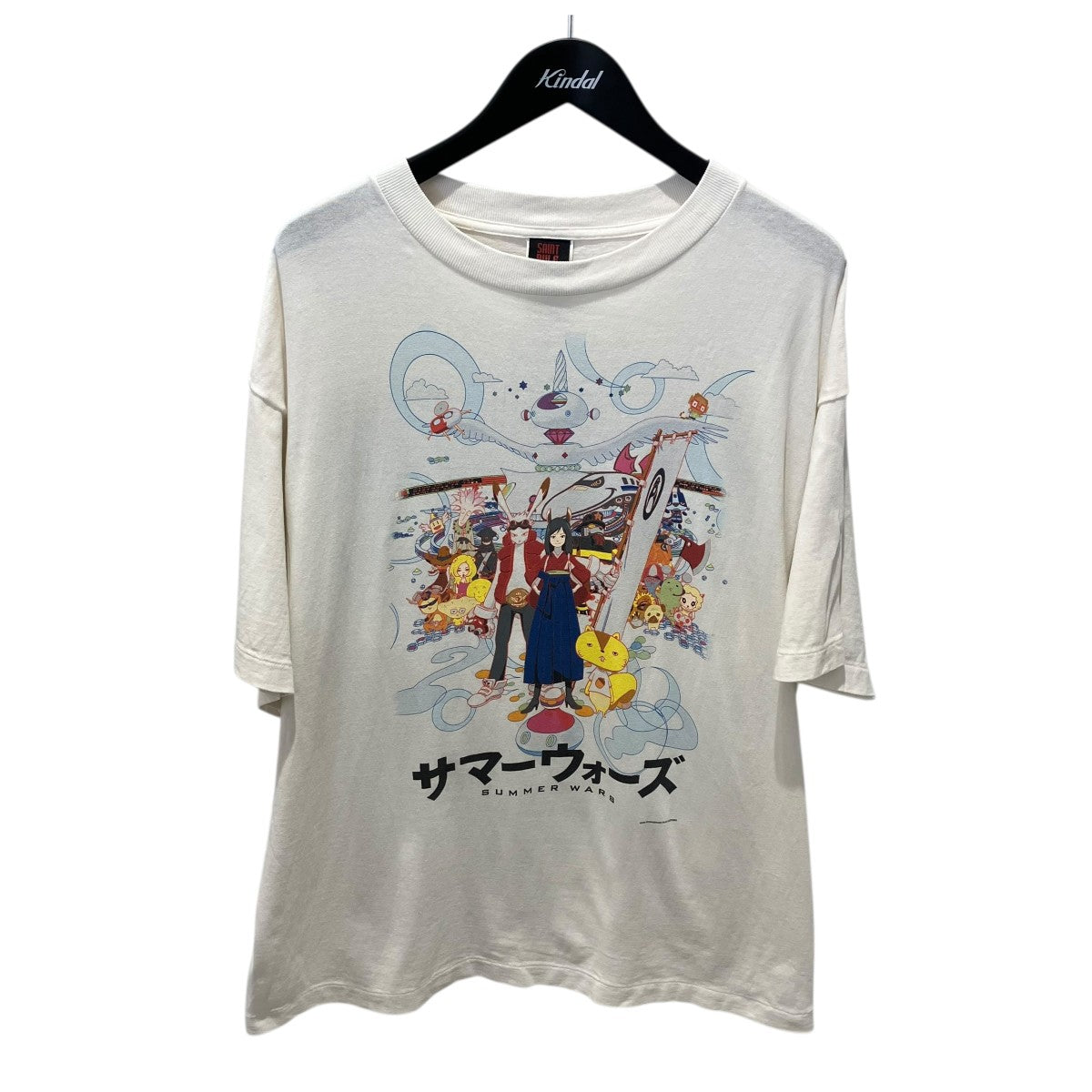 SAINT Martique×サマーウォーズ SUMMER WARSTシャツSM-YS1-0000-C28 古着・中古-1枚目のアイテム画像