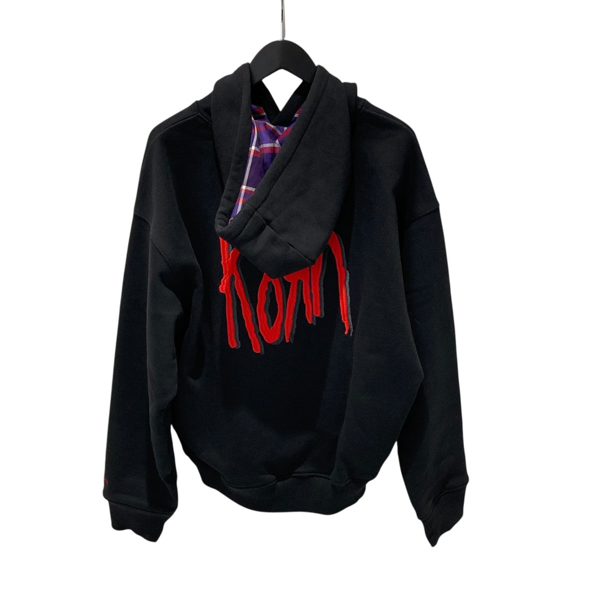 adidas KORN HOODIE BLACK Lサイズ adidas x Korn Embroidered Black Hoodie | Zumiez