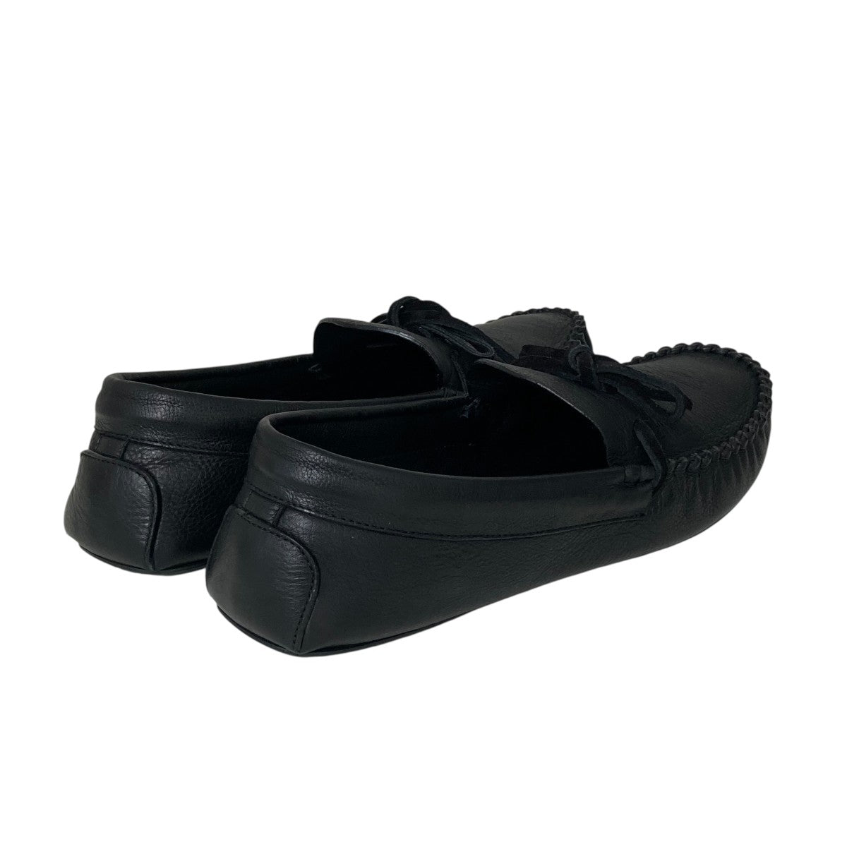 THE ROW ブラックバレエシューズ 36cm THE ROW】Elastic Ballet Slipper レザー バレエシューズ (The