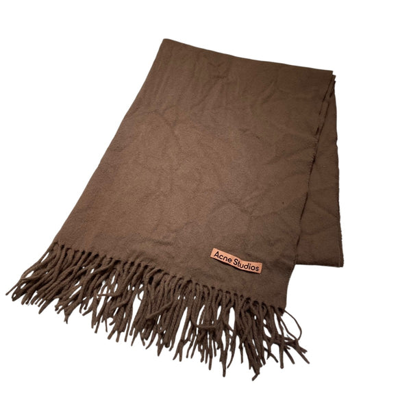 ACNE STUDIOS(アクネストゥディオズ) フリンジウールスカーフ オーバー