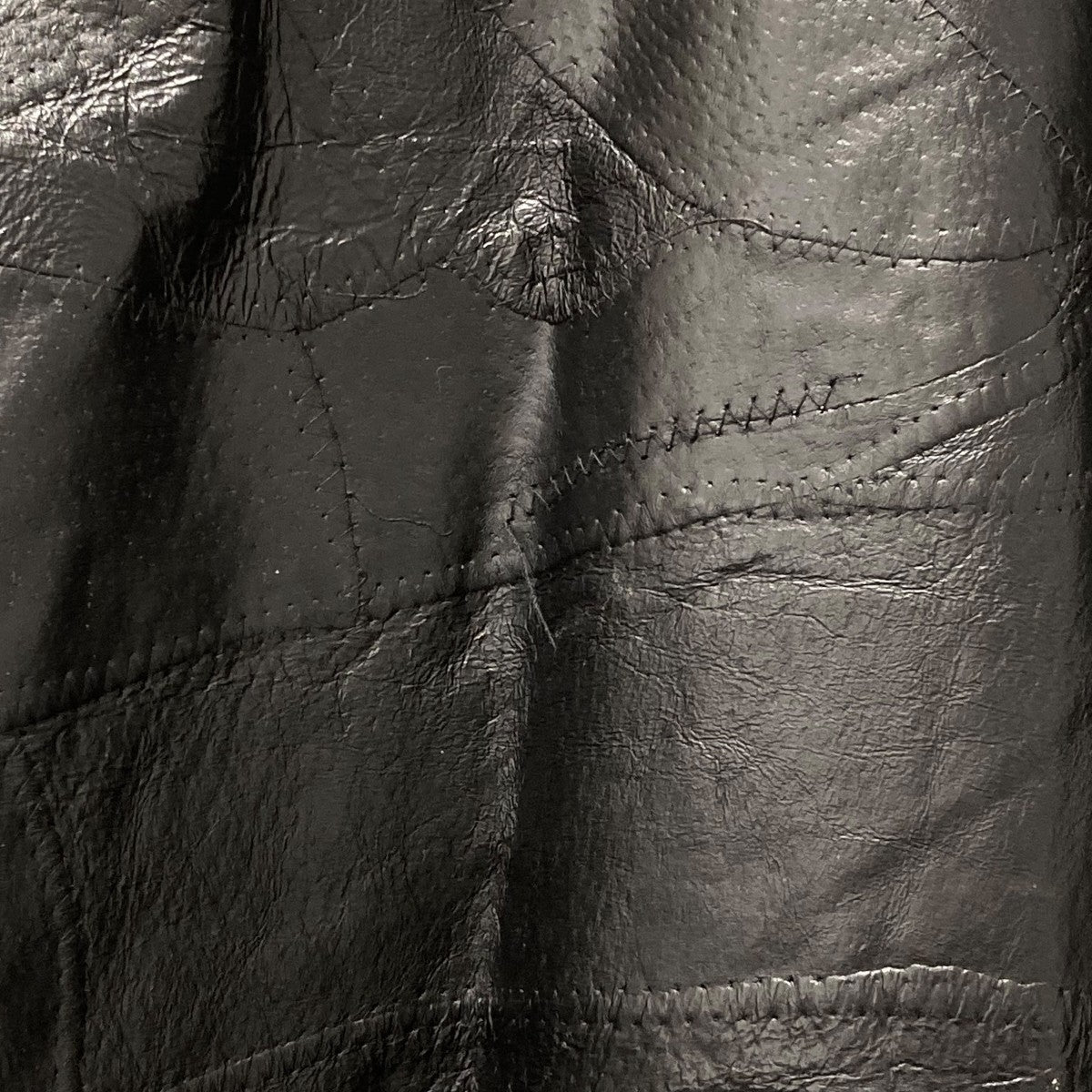 GENUINE LEATHER(ジェニュインレザー) レザージャケット ブラック