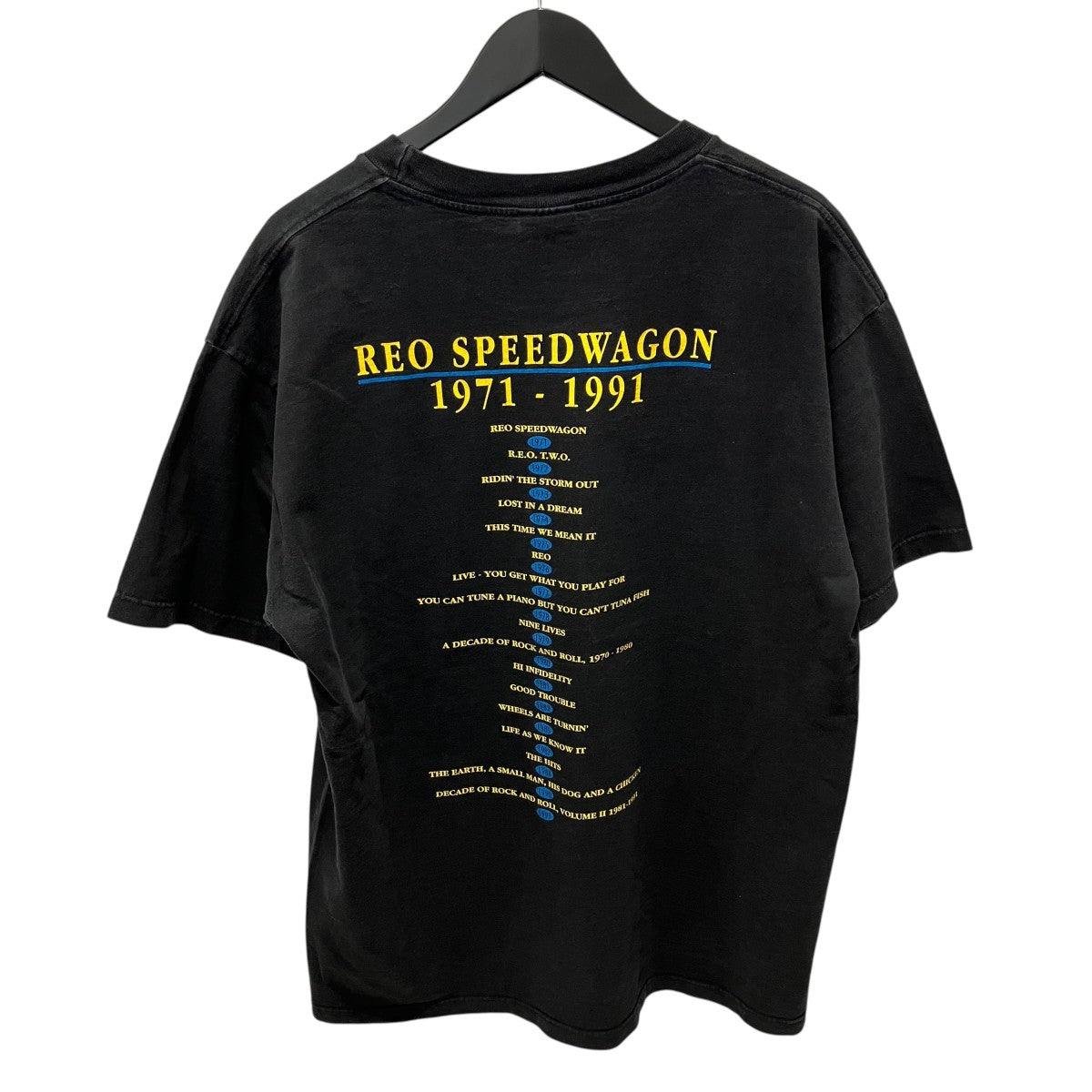 Winterland Productions 90sREO SPEEDWAGON半袖Tシャツ 古着・中古-2枚目のアイテム画像