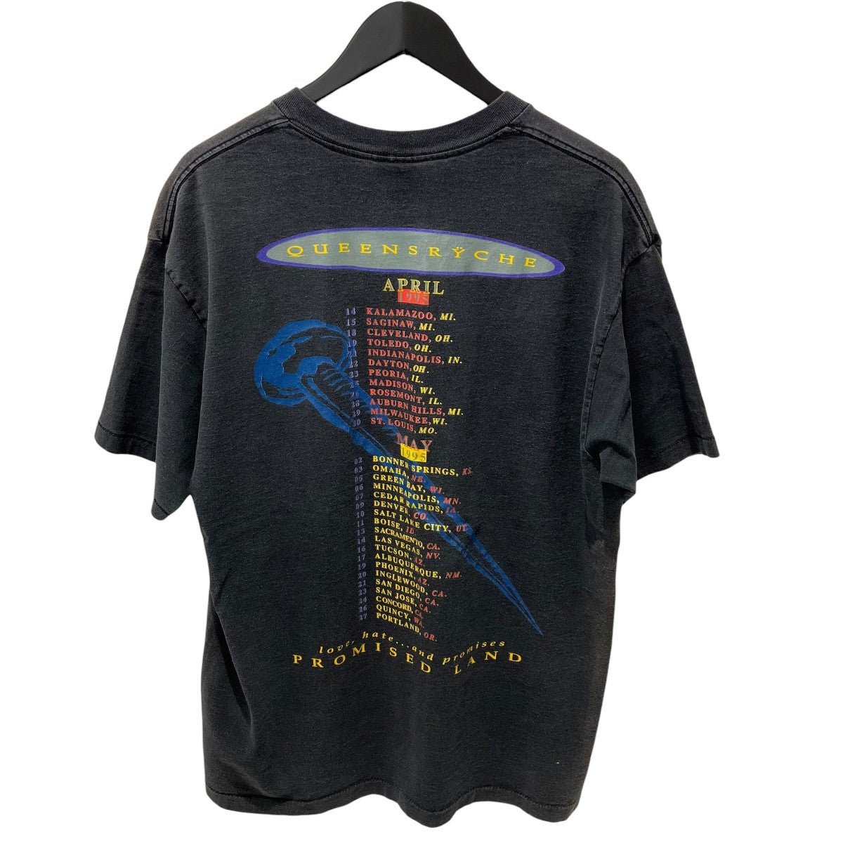 GIANT 90sQUEENSRTCHE半袖Tシャツ 古着・中古-2枚目のアイテム画像