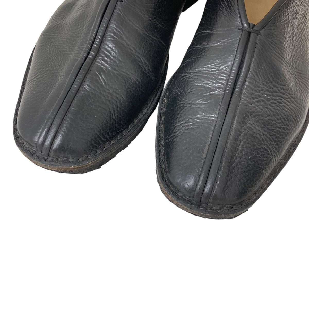 LEMAIRE(ルメール) レザー チャイニーズスリッポンレザーシューズ