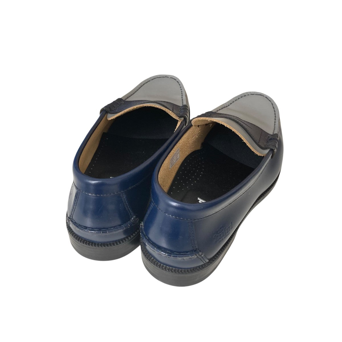 THE KENFORD(ケンフォード) ローファー グレー×ネイビー サイズ 26 1/2