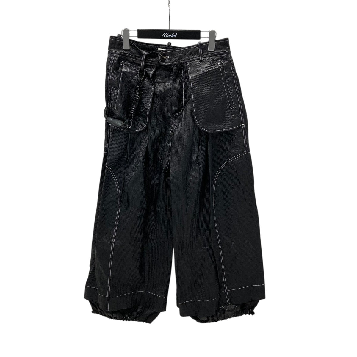 WIDE PU LEATHER PANTSワイドパンツ