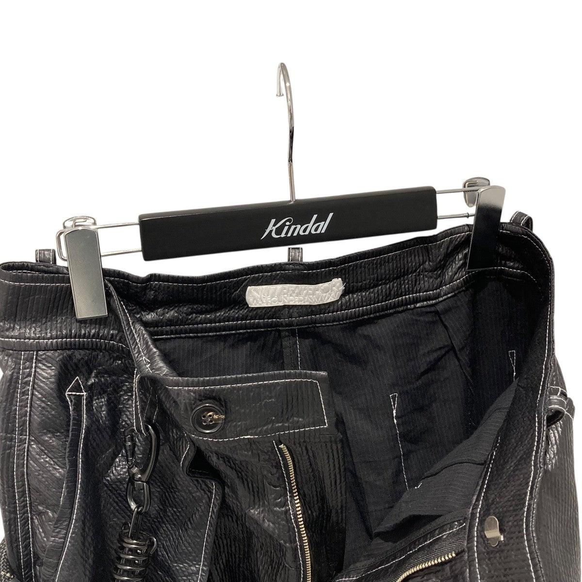 WIDE PU LEATHER PANTSワイドパンツ