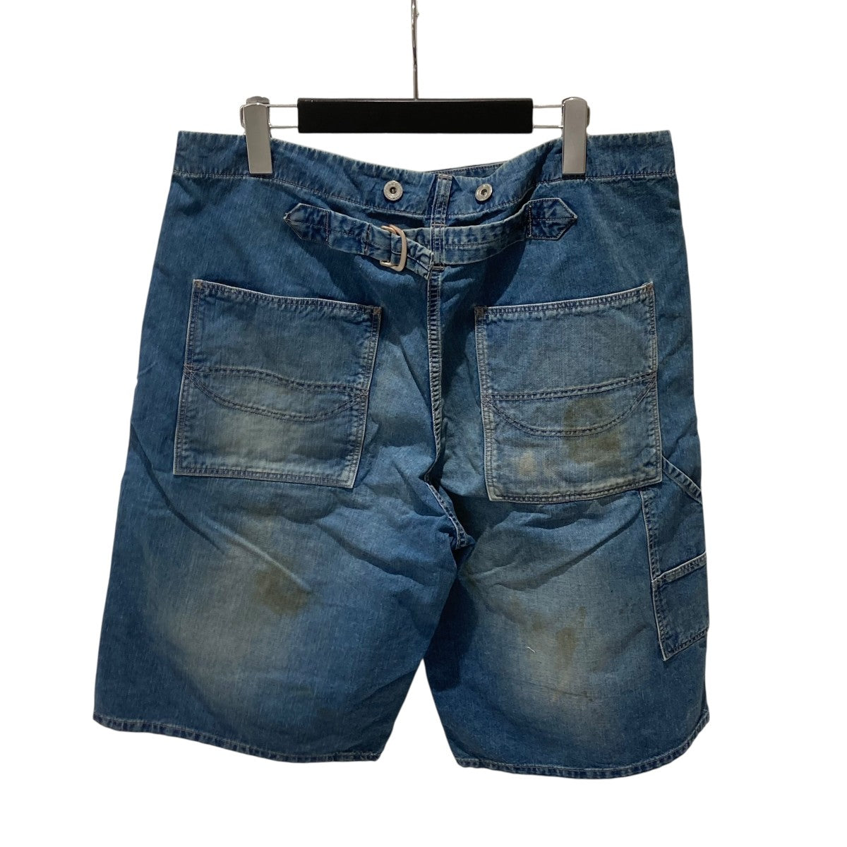 The DUFFER of ST．GEORGE 24SSFIDDICH USED加工デニムショートパンツDF-CD-84895 古着・中古-2枚目のアイテム画像